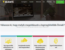 Tablet Screenshot of galocaffe.com